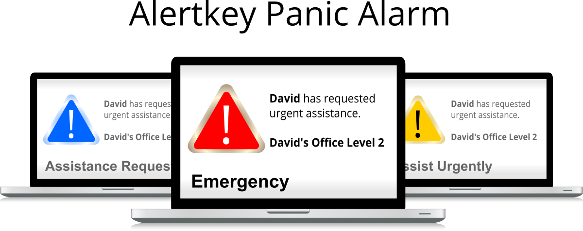 Alertkey Panic Alarm duress alert severity levels